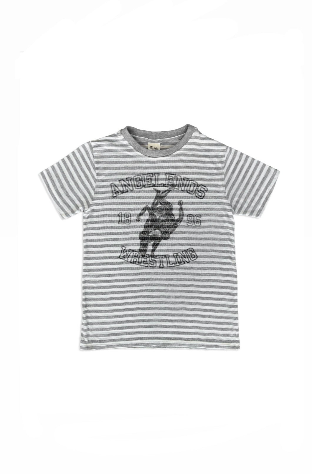 Grey Stripe Wrestling tee