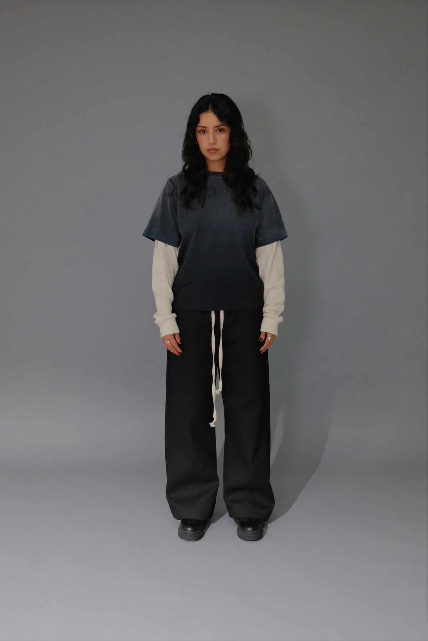 Sun-Fade Cropped Tee