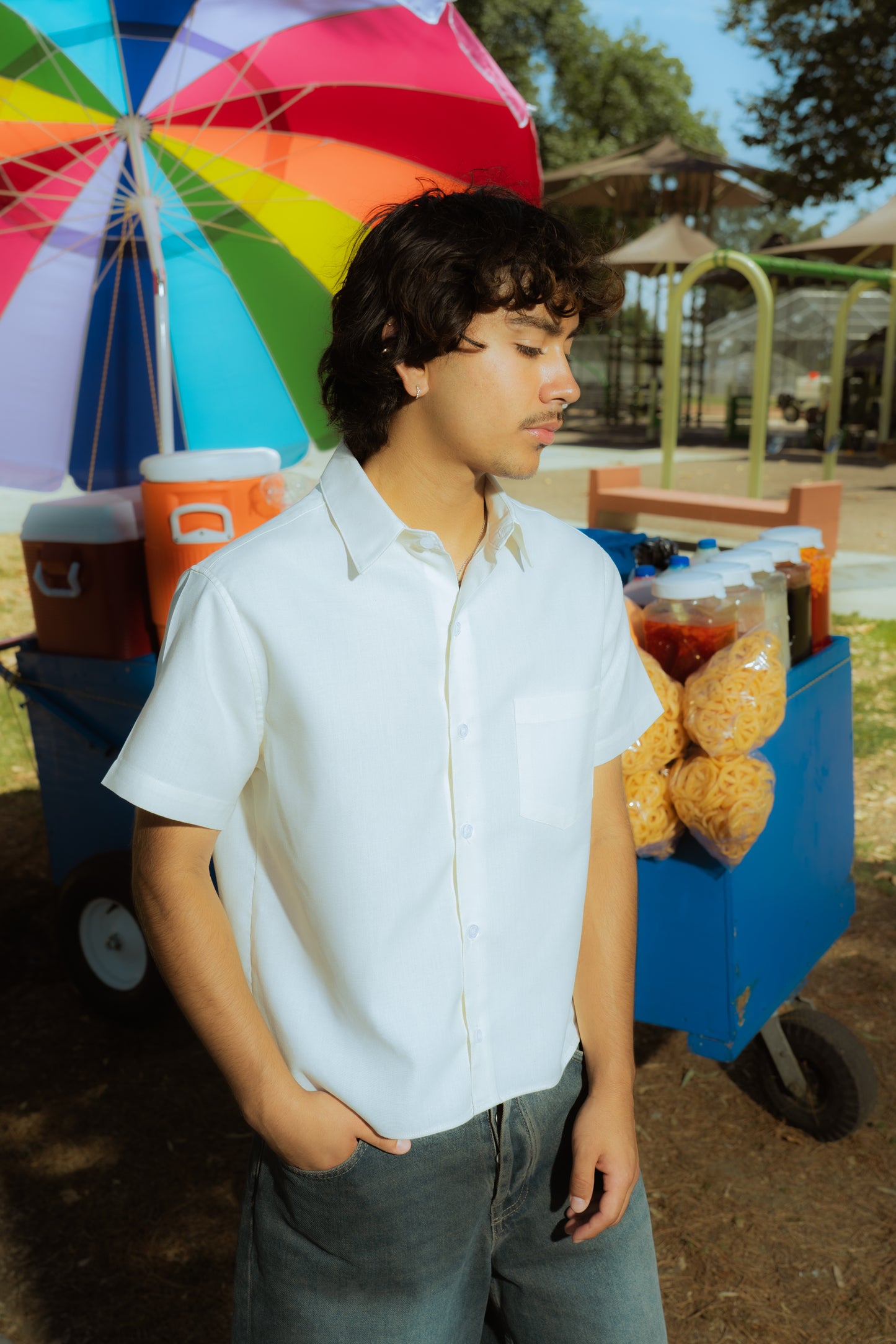 Natural Button Up