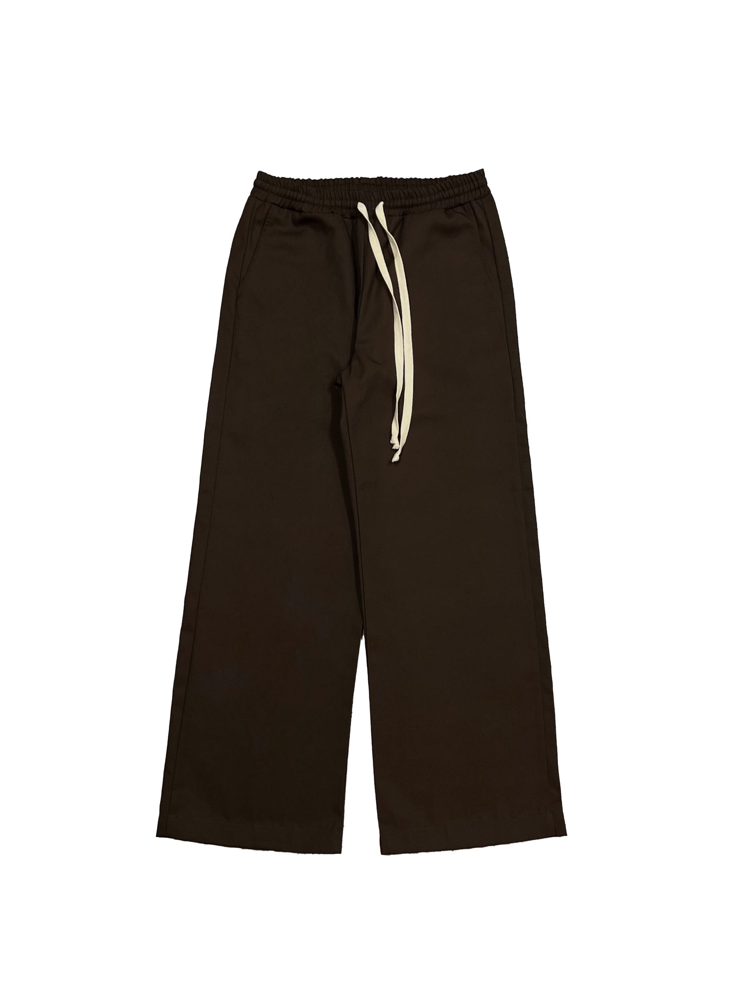 Brown Wide-Leg Pants