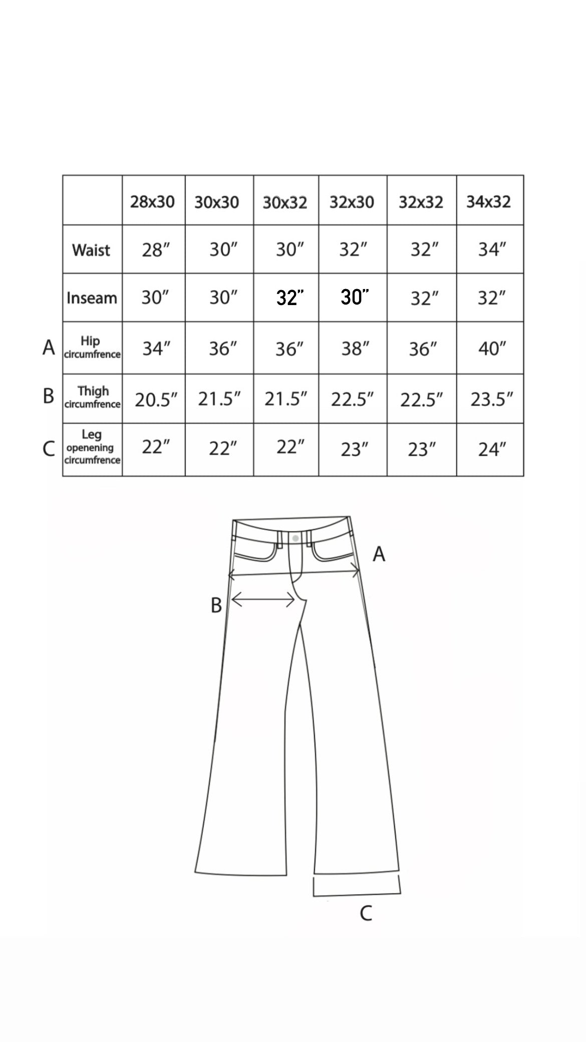 flared jeans