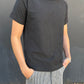 Black Slub Tee