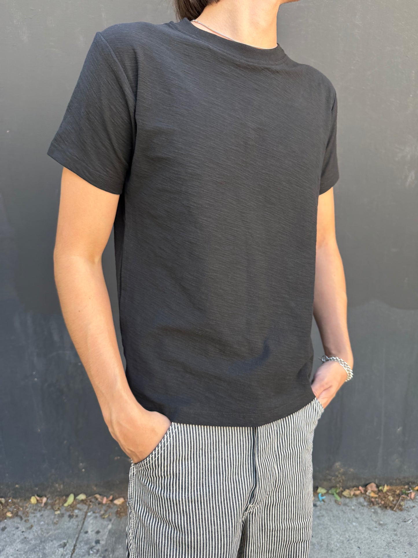 Black Slub Tee