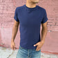 Navy Slub Tee
