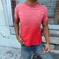 Red Sunfade Tee