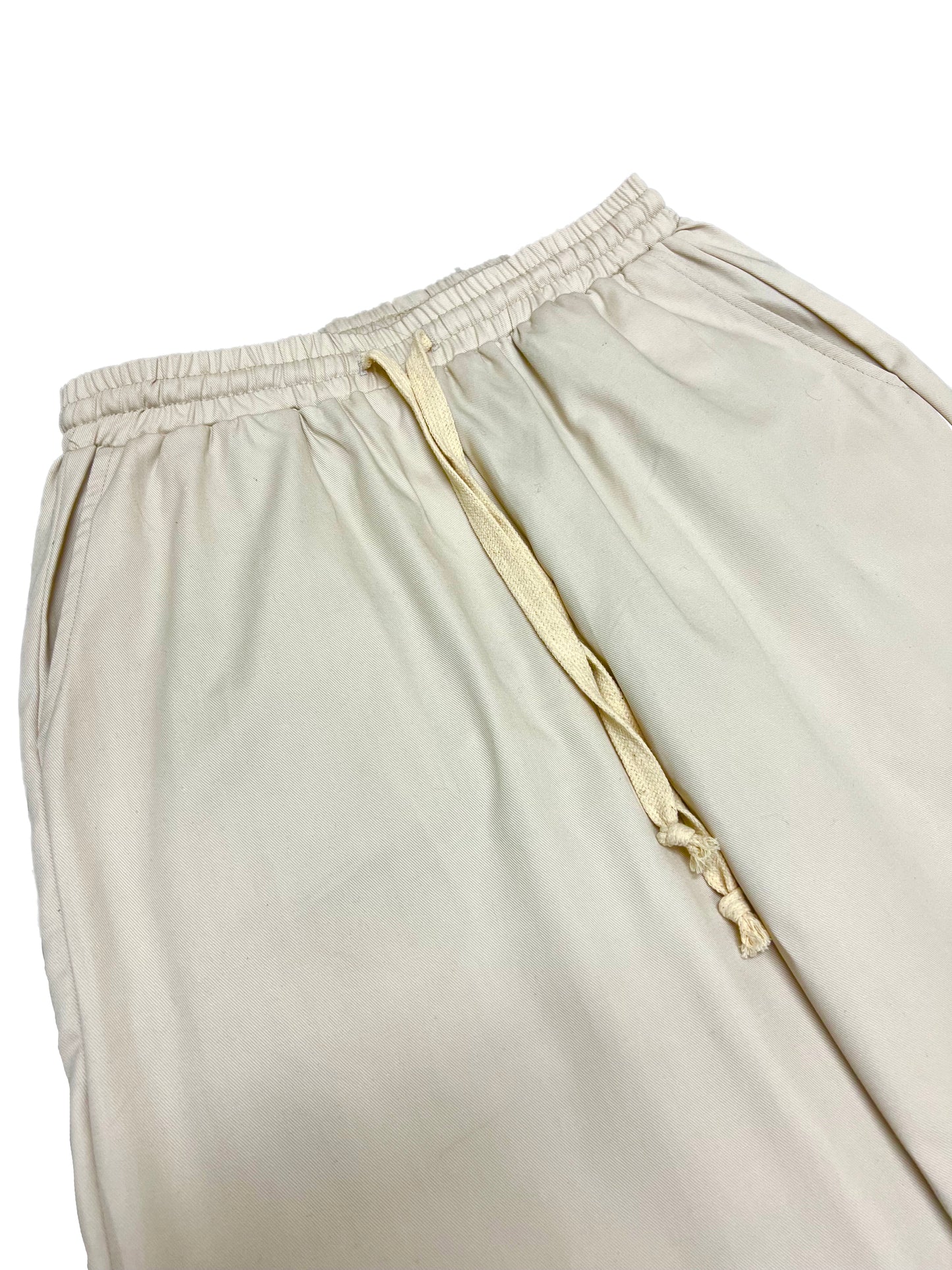 Cream Wide Leg Pants