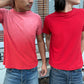 Red Sunfade Tee