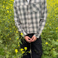 Olive Cropped Flannel
